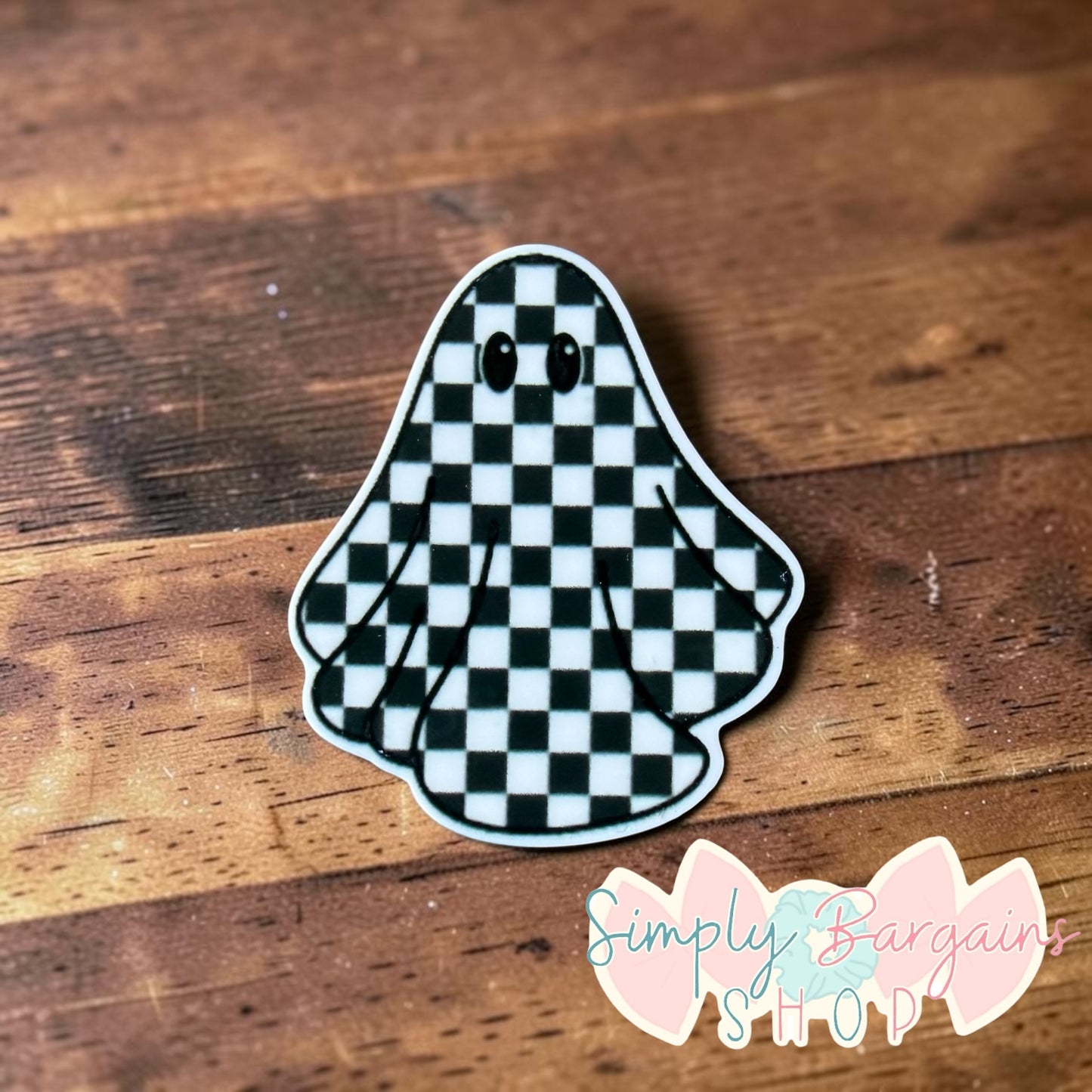 Checkered Ghost Bow Center