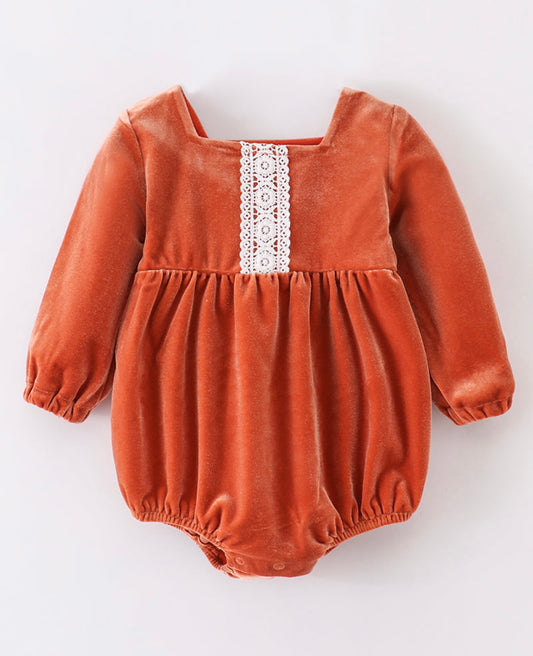 Orange Velvet Bubble