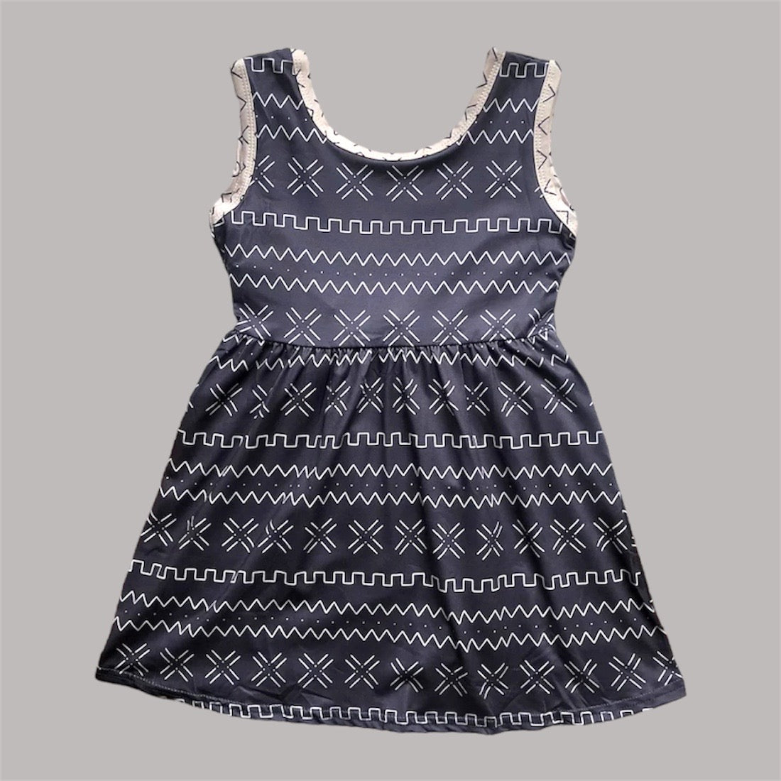 Tribal Vibes Bow Back Dress