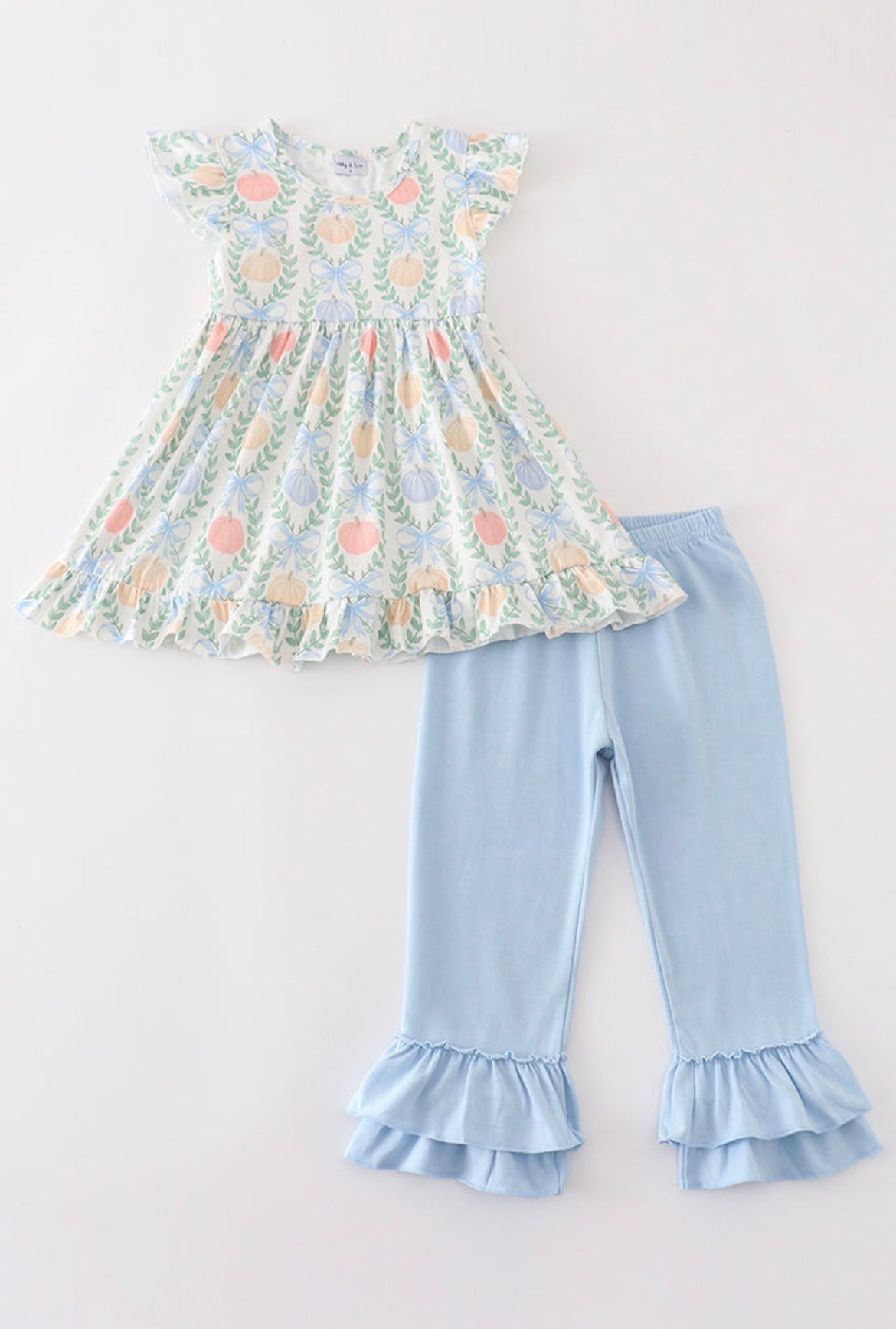 Blue Pumpkin Pants Set