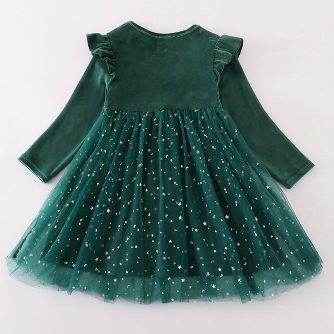 Green Velvet Dress