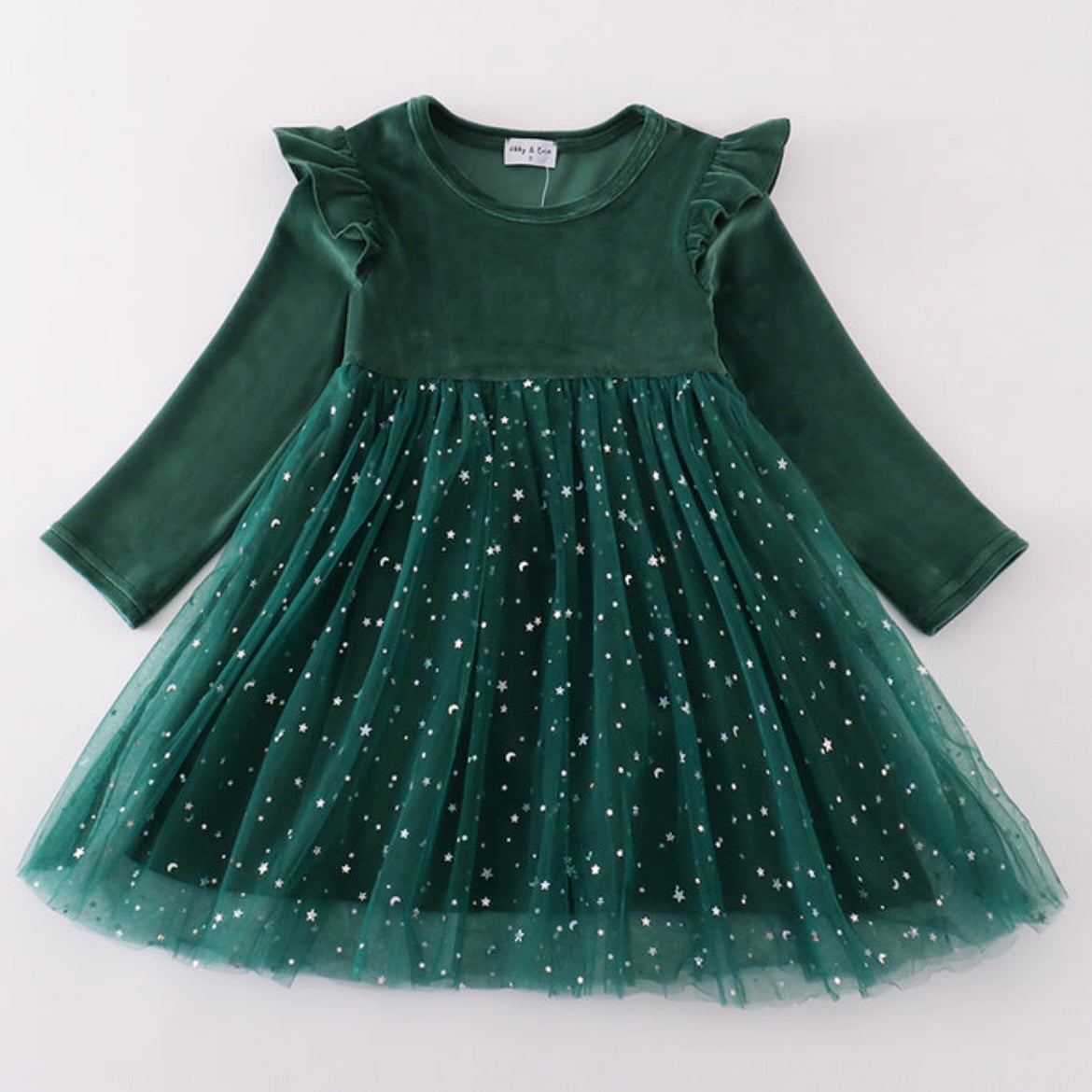 Green Velvet Dress