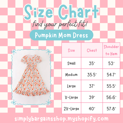 Pumpkin Mom Dress