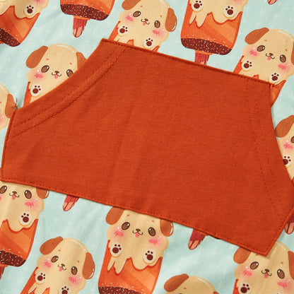 Pete & Lucy - Ice Cream Dog Romper