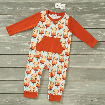 Pete & Lucy - Ice Cream Dog Romper