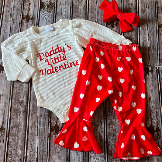 Daddy's Little Valentine Outfit